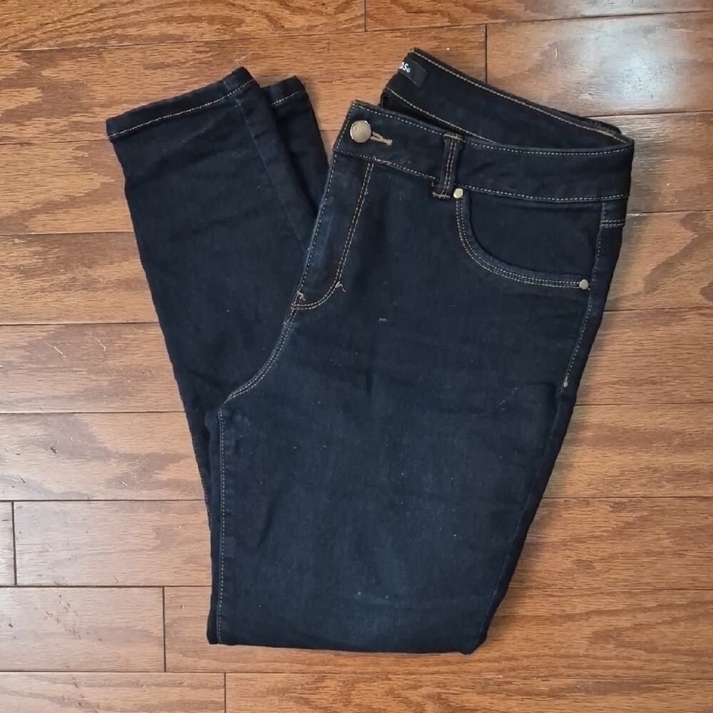 d. jeans Women's Size 14 Dark Blue Skinny Jeans - Picture 7 of 11